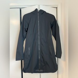 Lululemon Black Rain Jacket Long